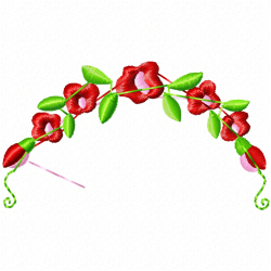 Flowers Embroidery Design 6